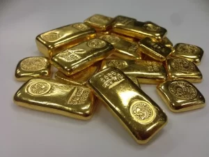 lingotes de ouro